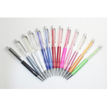 Colorful and Fashion Promotional Gift Crystal Metal Ballpoint Pen